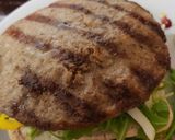 A picture of step 3 of My Naughty Sandwich Burger with Salad.