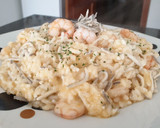 Foto del paso 5 de la receta: Arroz meloso con gulas y gambas