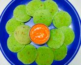 A picture of step 8 of Green peas idli.