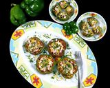 A picture of step 8 of Shimla Mirch Tikki Chaat.