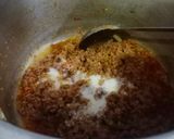 A picture of step 3 of Qeema phali❤❤.