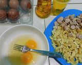 Foto langkah ke 2 dari resep Fusilli sosis telur.