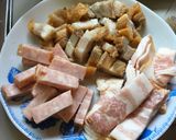 รูปขั้นตอนการทำที่ 1 ของ 3 หมูผัดพริกเกลือ🐷🌶