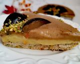 Pisztáciás szilvás pite (sütés nélkül) recept fázis 2 fotója