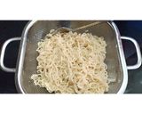 A picture of step 1 of Chowmein.