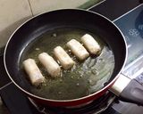 Hình bước làm 1 của món Bún chả giò