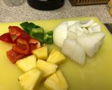 A picture of step 3 of Chicken and Pineapple.