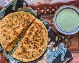 A picture of step 8 of Chap Shoro|Chicken Mince Paratha|Hunza Traditional Recipe.