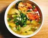 Hình bước làm 3 của món Canh chua cá lóc