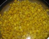 A picture of step 1 of Masala sweet corn.