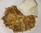 A picture of step 2 of Lunch my style #author marathon sima,stir fry and mala.