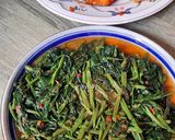 Foto langkah ke 3 dari resep Kangkung Belacan.