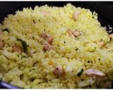 A picture of step 5 of Lemon Rice.