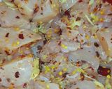 A picture of step 2 of Chicken Angara kabab.