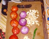 A picture of step 1 of Paneer butter Masala.