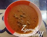 A picture of step 4 of Dahi Gosht.