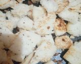 A picture of step 1 of Bread Halwa.