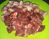 Foto langkah ke 1 dari resep Kacang Panjang Dengan Daging Santan.
