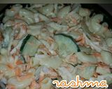 A picture of step 4 of Macaroni Salad.