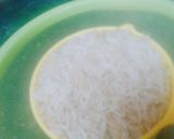 A picture of step 1 of Jeera rice.