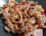 Foto langkah ke 4 dari resep Tumis Ayam Pedas.