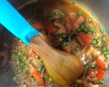A picture of step 3 of Spicy matar pulao.