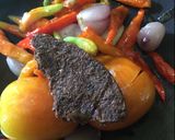 Foto langkah ke 4 dari resep Terong bakar dan Sambel jeruk terasi.