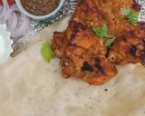 A picture of step 5 of Chicken tikka with puri.
