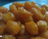 A picture of step 6 of Thaen Mittai/ Sugar candy.