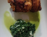 Foto del paso 6 de la receta: KETO: Pollo relleno de espinacas