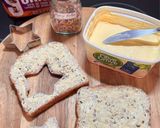 A picture of step 3 of Fairy Bread Toast in Tiffin Trix Lunch Box.