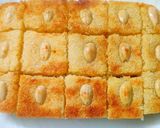 A picture of step 10 of Basbousa.