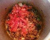 A picture of step 6 of Brinjal Patchadi.