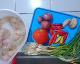 Foto langkah ke 1 dari resep Sanga Cabai Udang dengan Bawang Rambut.