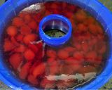 Gambar langkah 4 resipi Agar-agar Ribena Laici.