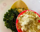 A picture of step 2 of Methi na gota.