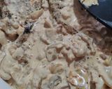 A picture of step 4 of Chicken in Creamy Bacon Mushroom Sauce.