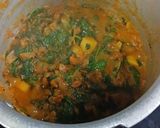 A picture of step 2 of Methi carrot potato.