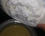 A picture of step 2 of Vanilla ice cream in mango.