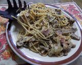 Foto del paso 15 de la receta: Fideos largos al disco
