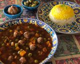 عکس مرحله 8 از دستور خورشت نخود فرنگی لبنانی