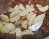 A picture of step 4 of Sindhi biryani.