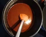 A picture of step 3 of Chicken Enchiladas with Mole.