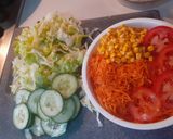 A picture of step 3 of Kapsalon.