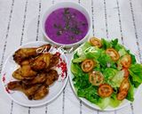 Hình bước làm 2 của món Canh khoai mỡ thịt băm