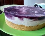 Foto langkah ke 10 dari resep Blueberry Yoghurt Cheesecake (Unbaked, No Oven).