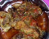 A picture of step 2 of Peppered gizzard.