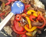 Foto del paso 7 de la receta: Arroz Basmati con Ternera, Pimientos, Cebolla, Cherrys y Yakiniku