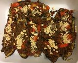 A picture of step 15 of Turkish stuffed aubergines with beef and tomatoes (Karniyarik) 🇹🇷.