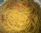A picture of step 3 of Spaghetti jollof recipe.